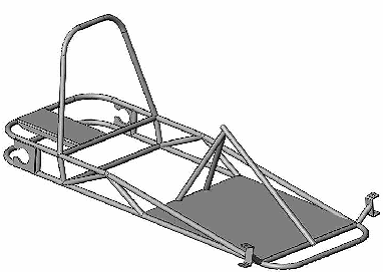 frame designs off road go kart with dimensions